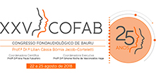 XXV Congresso Fonoaudiolgico de Bauru