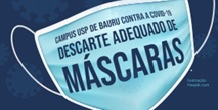 Covid-19: Jornal aborda descarte de mscaras